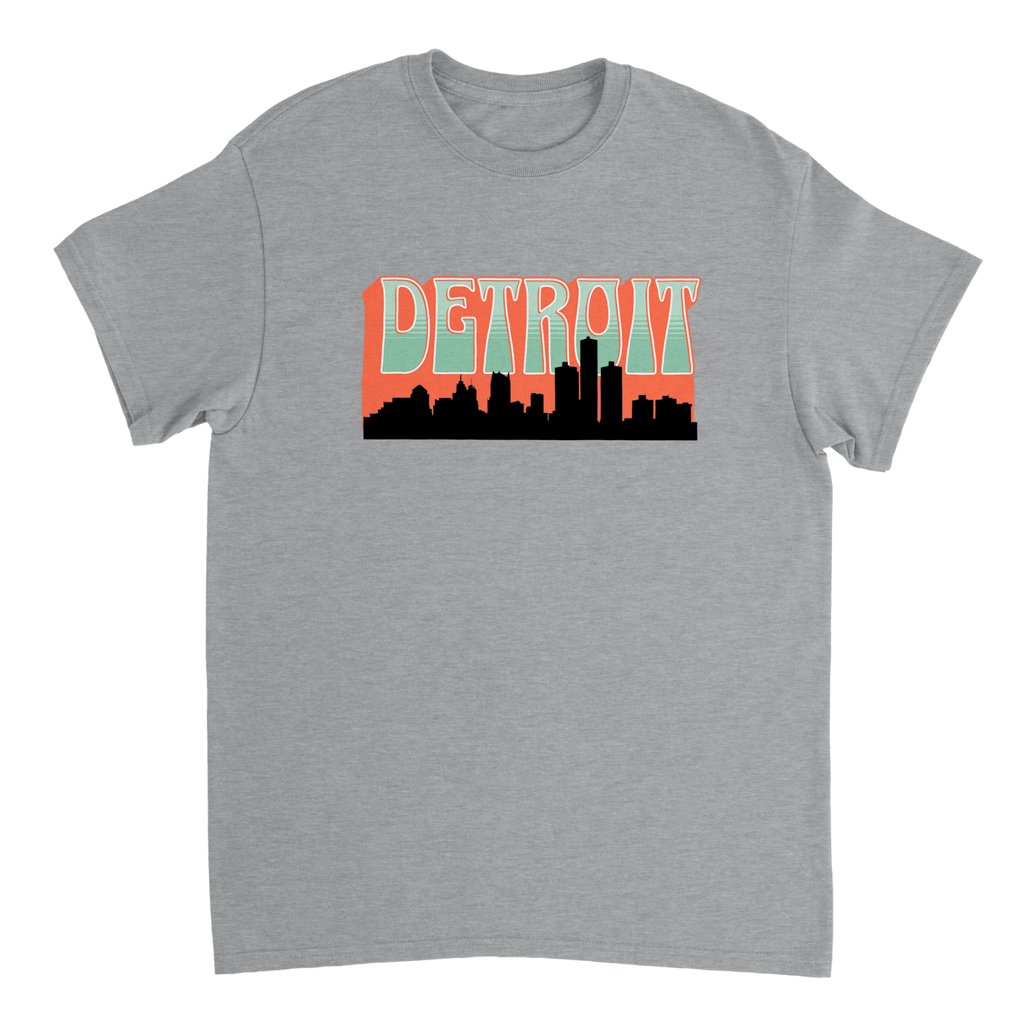 Retro skyline Crewneck T-shirt