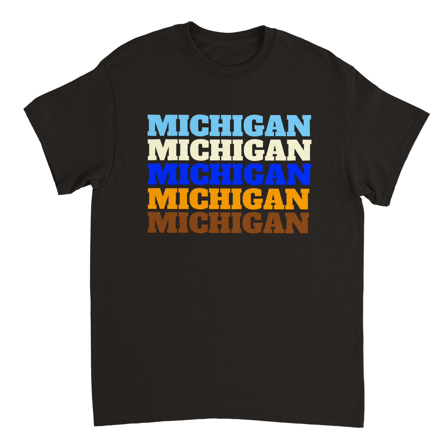 Michigan Repeating Unisex Crewneck T-shirt