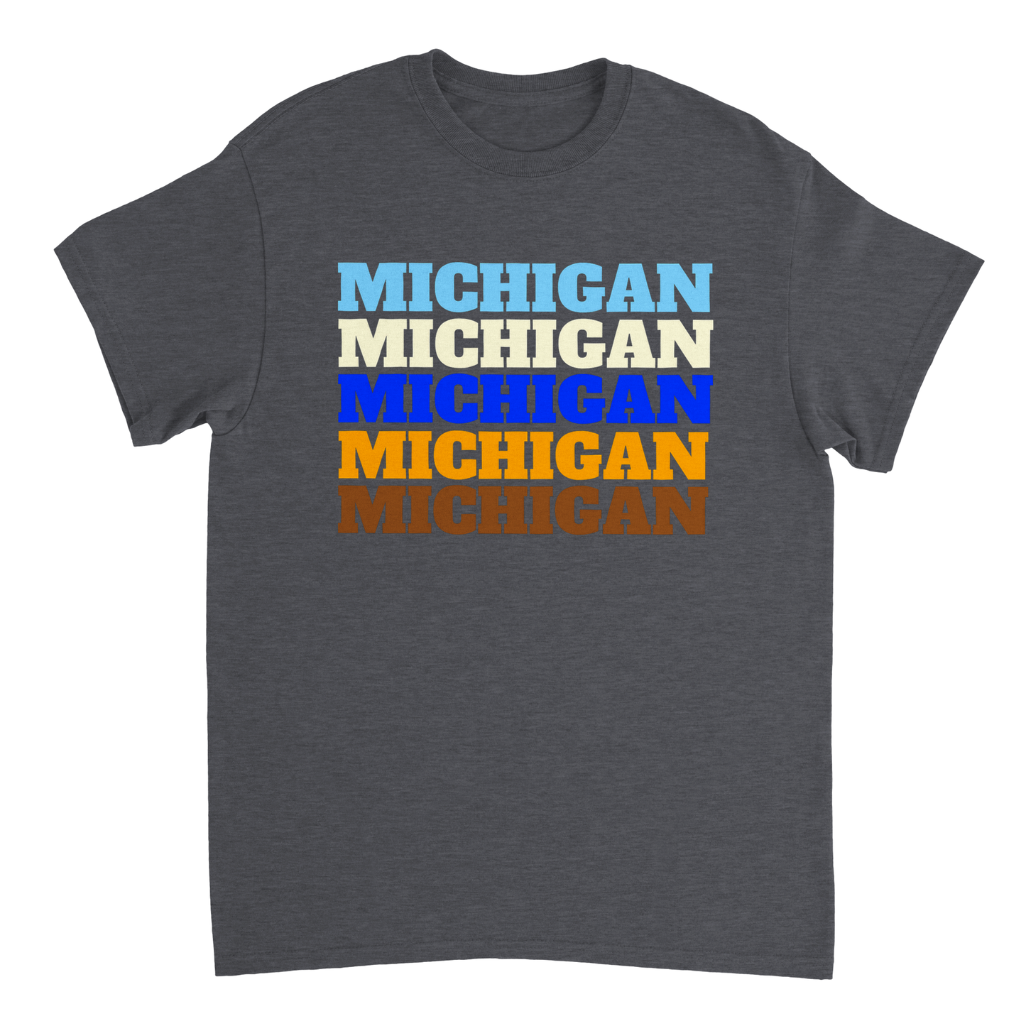 Michigan Repeating Unisex Crewneck T-shirt